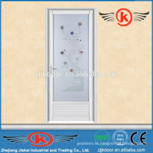 JK-AW9014 mejor calidad residencial residencial puerta de aluminio decorativo